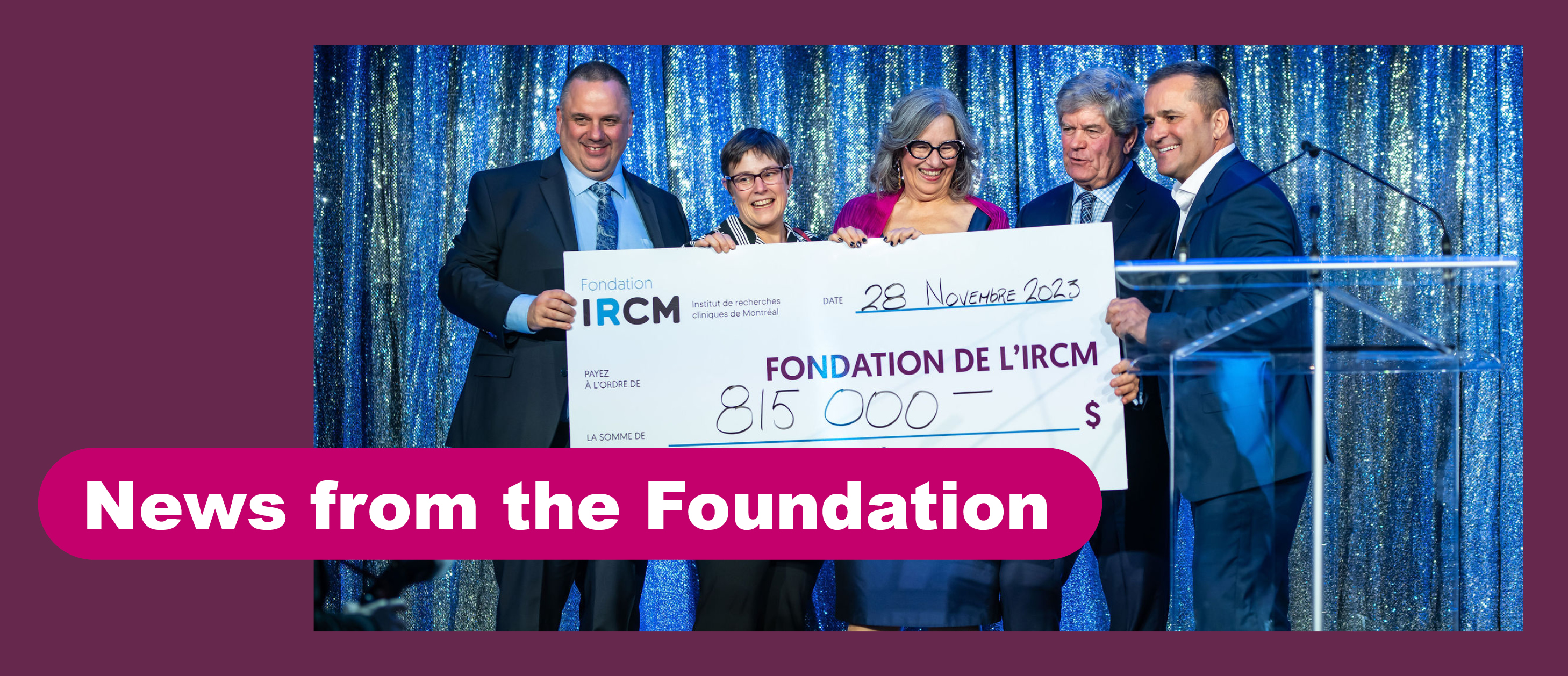 News from the Foundation